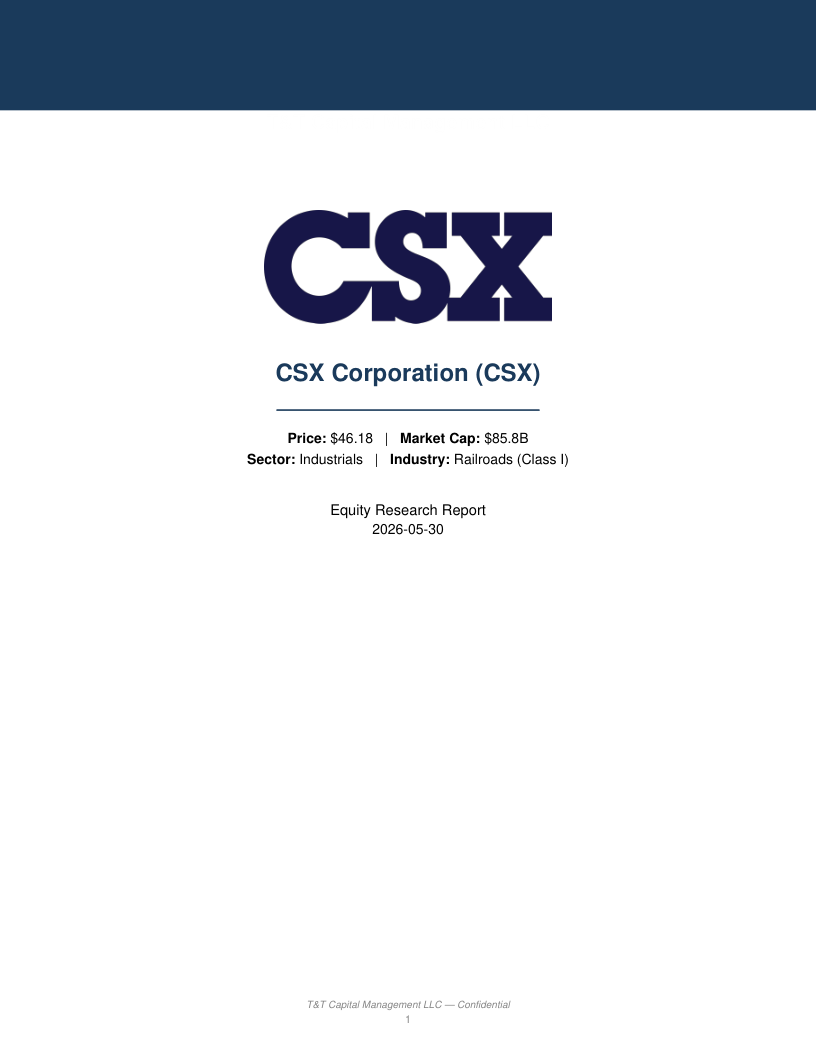 CSX cover