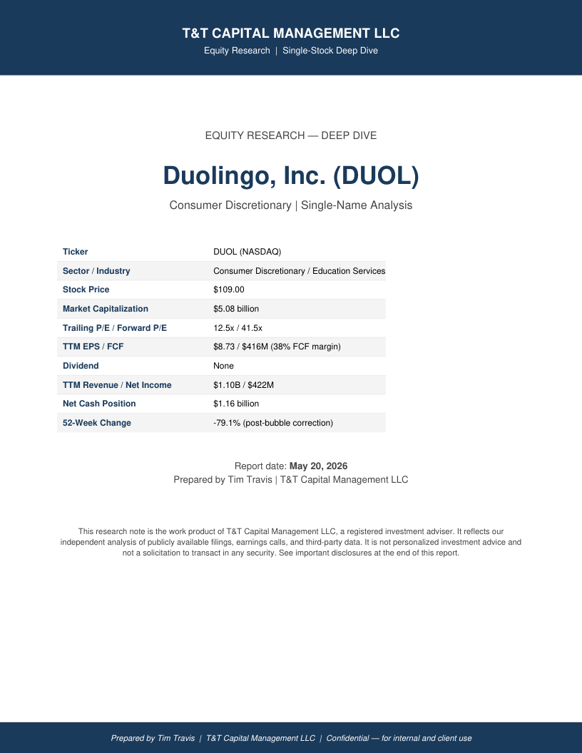 DUOL cover