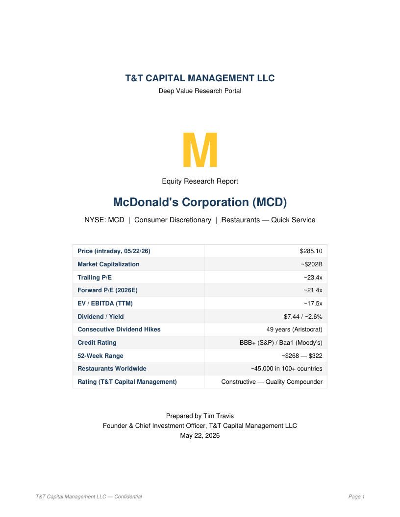 MCD cover