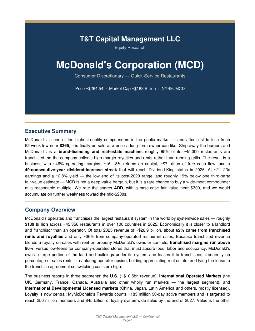 MCD cover
