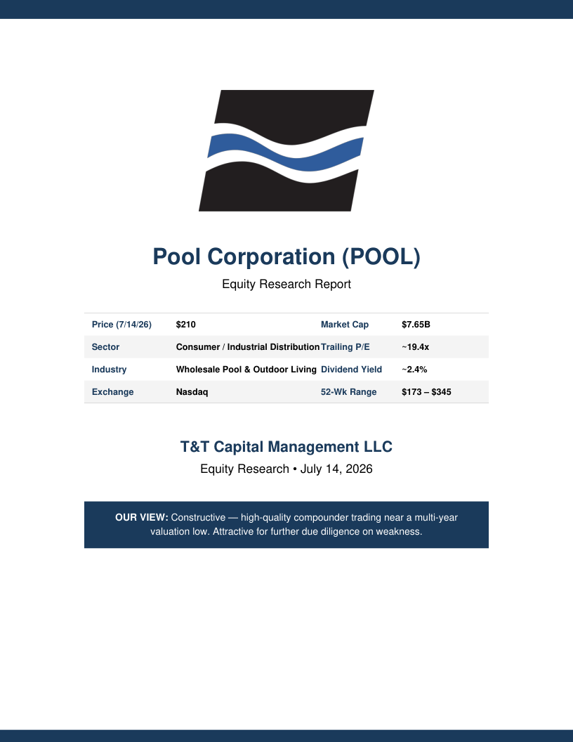 POOL cover