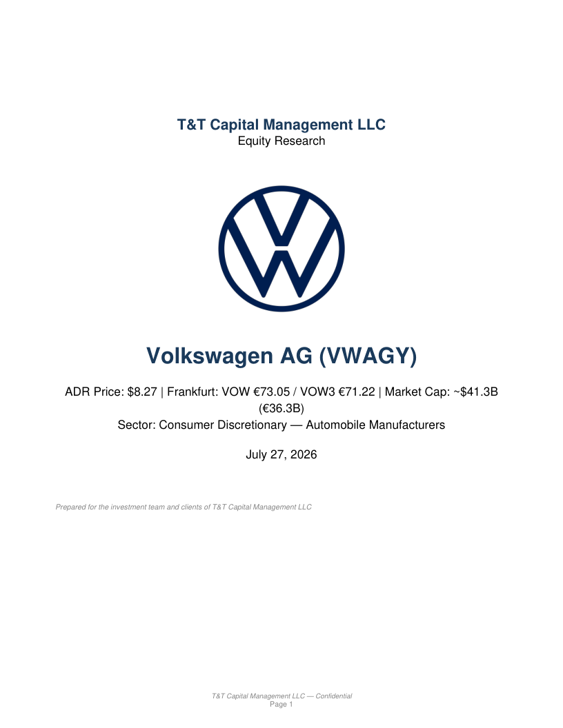 VWAGY cover